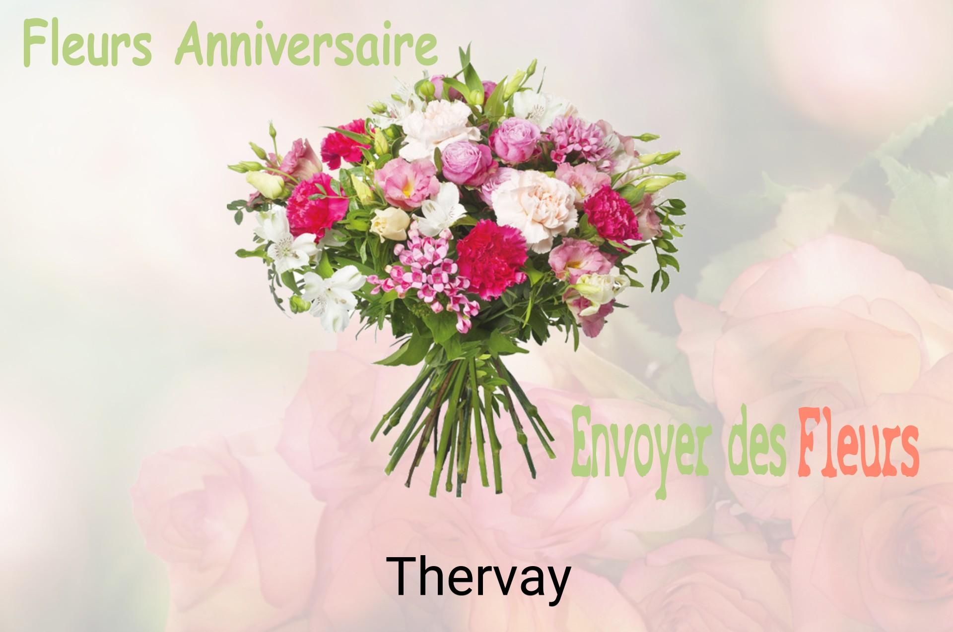 Bouquet de fleurs d’anniversaire livré à Thervay